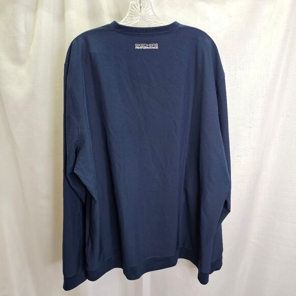 Skechers Performance Go Golf Navy Blue Pullover Windbreaker Size XXL - Picture 9 of 9